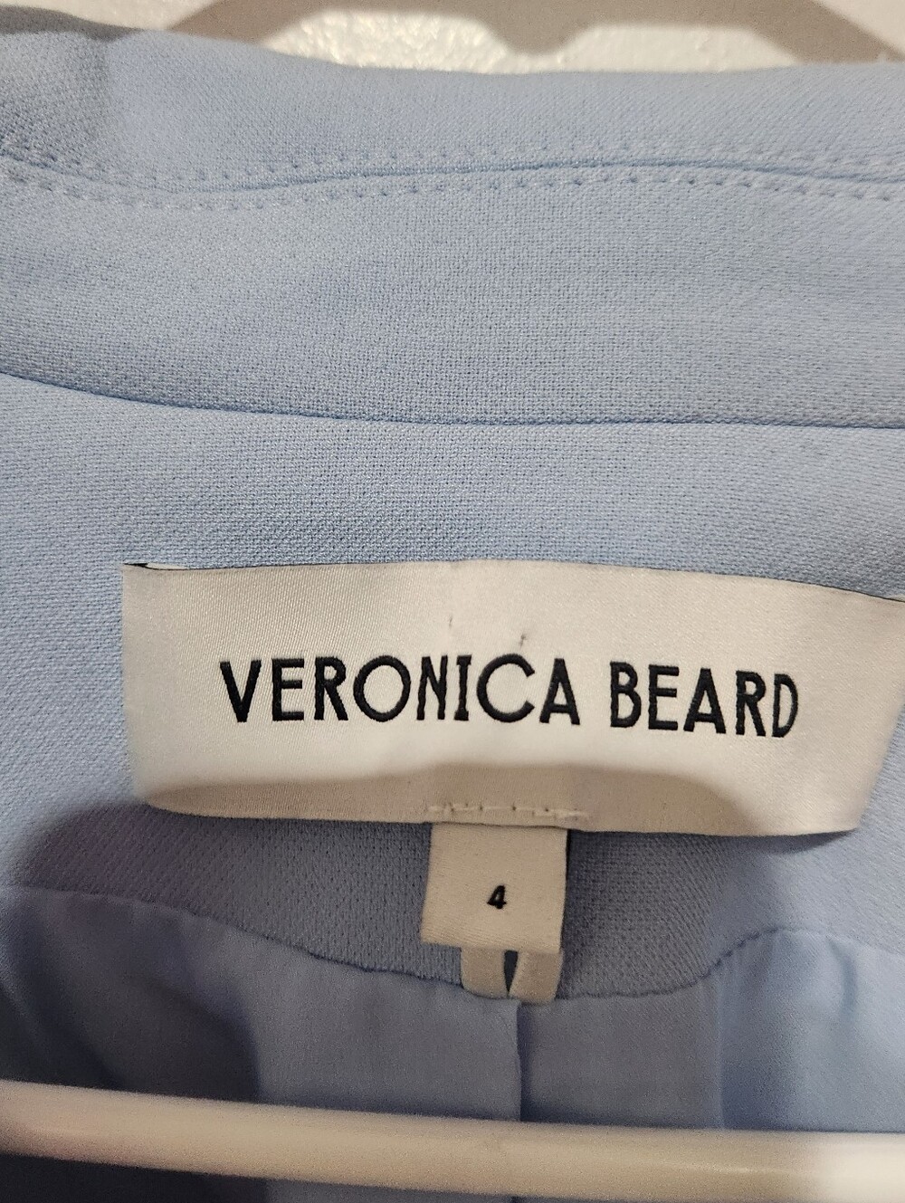 Veronica Beard Miller Dickey Jacket Ice Blue Size 4 - Picture 7 of 11